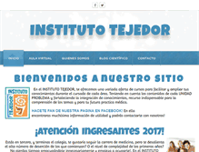 Tablet Screenshot of institutotejedor.com
